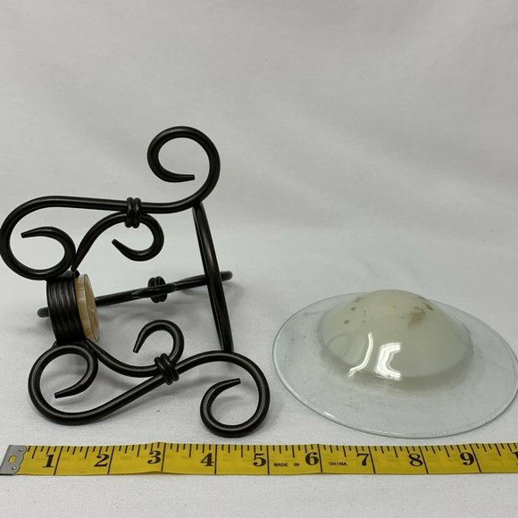 PartyLite Candle Scroll Tealight holder Wax Warmer - Picture 6 of 6